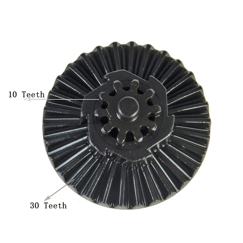 9:1 Ultra High Speed Double Sector Spur Bevel Gears DSG Pappet Plate Set AEG Gearboxes Shooting Accessories CNC Anodizing