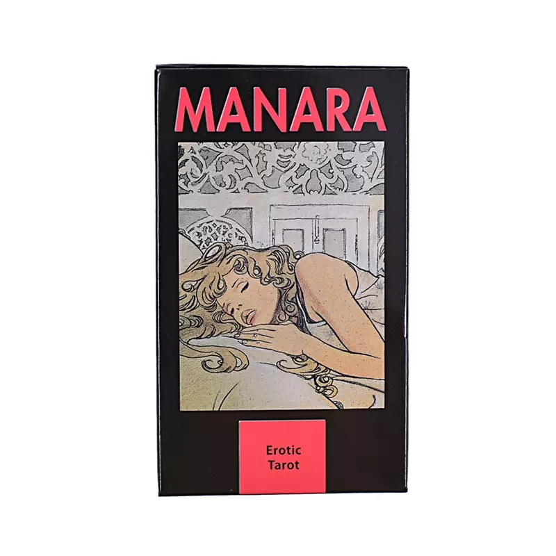 Cartas de juego de mesa Manara Tarot, baraja de adivinación misteriosa, juegos de fiesta familiar, versión en inglés, cartas de Color Vintage, nuevo