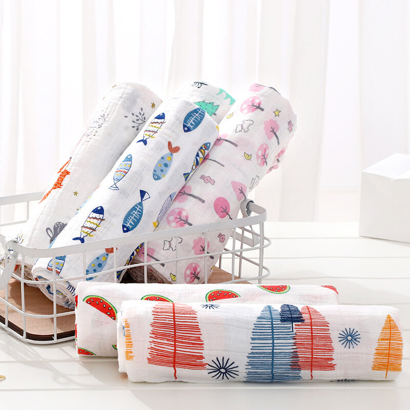 120 см * 110 см Пеленальное Одеяло детское одеяло бамбуковое муслиновое одеяло 120 детское одеяло s одеяло для новорожденных пеленка одеяло Пеленальное Хлопковое одеяло