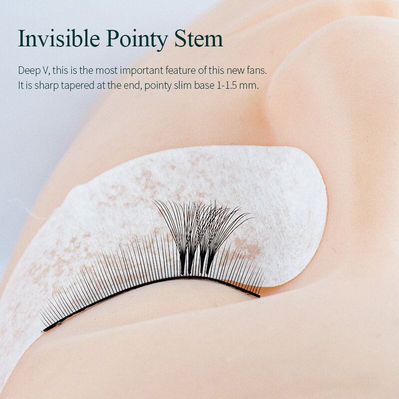 SONG LASHES Promade Fasn Pointy Base eyelash extension 12D 14D Premade Volume Fans