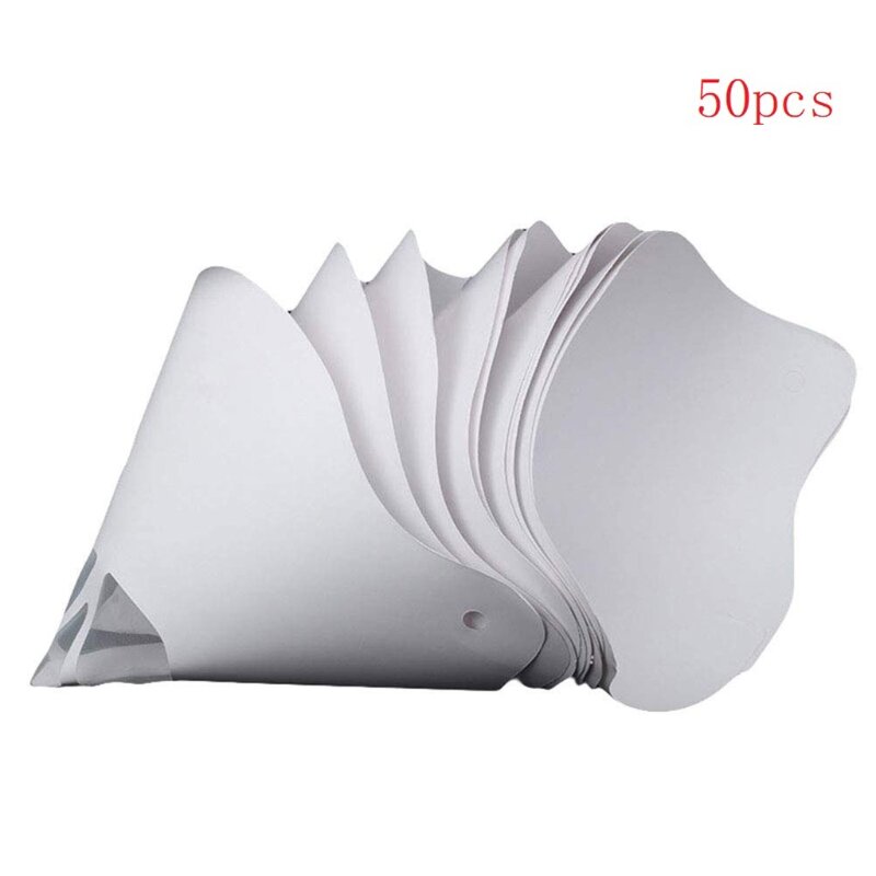 Parti della stampante 3D 50/100pcs imbuto per filtro in carta di resina fotopolimero spesso usa e getta