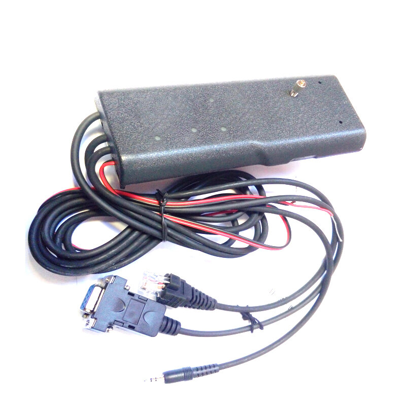 RBB-Less Programming Cable for Motorola Radio, Walkie Talkie, GP300, CP040, CP100, CP140, GP88, GP88s, GP300, 3 in 1