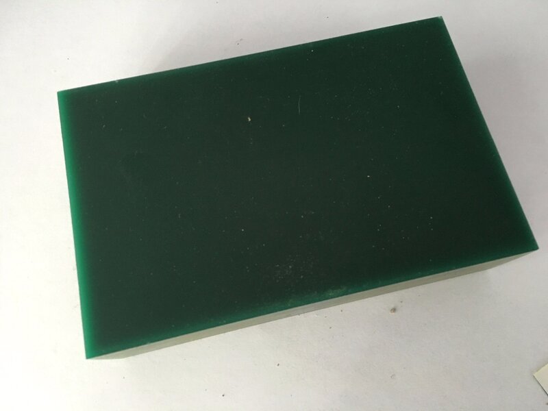 A ferramenta verde da jóia que esculpe a cera do bloco da cera projeta a cera 145mm * 90mm