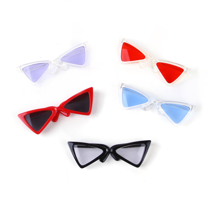 Модные солнцезащитные очки для домашних животных треугольные очки для кошачьих маленьких очков для кошачьих собак очки для глаз линзы для милых котят аксессуары для домашних животных фотореквизит
