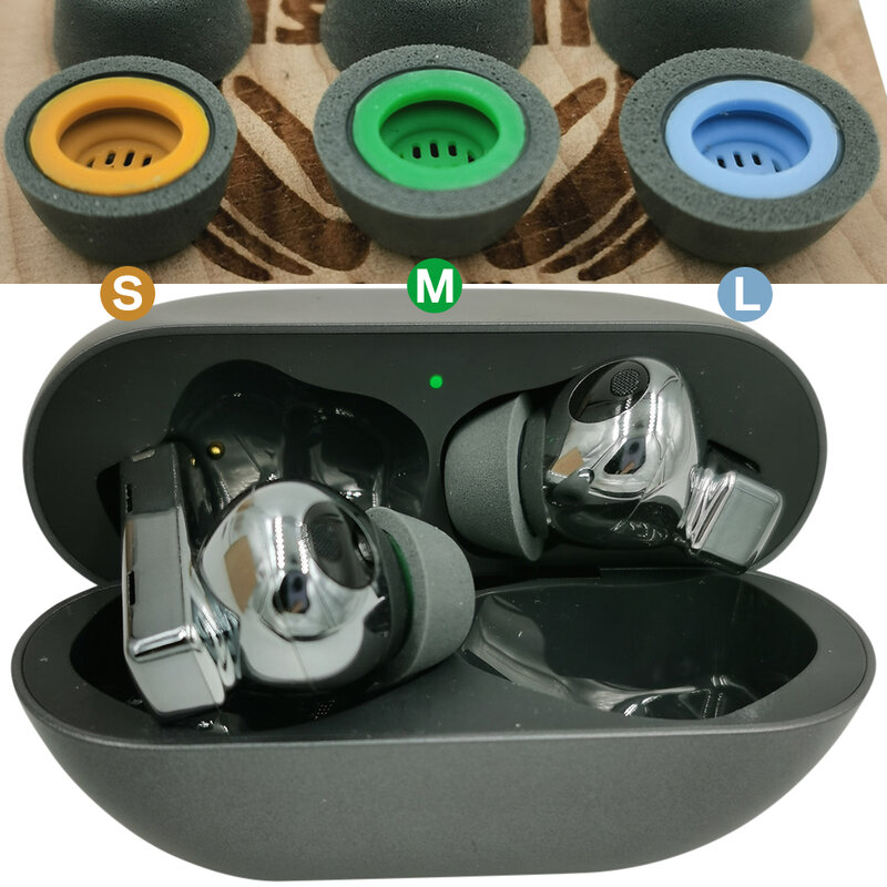 Misodiko-fones de ouvido de espuma, pontas para orelha compatíveis com huawei freebuds pro, com cancelamento de ruído