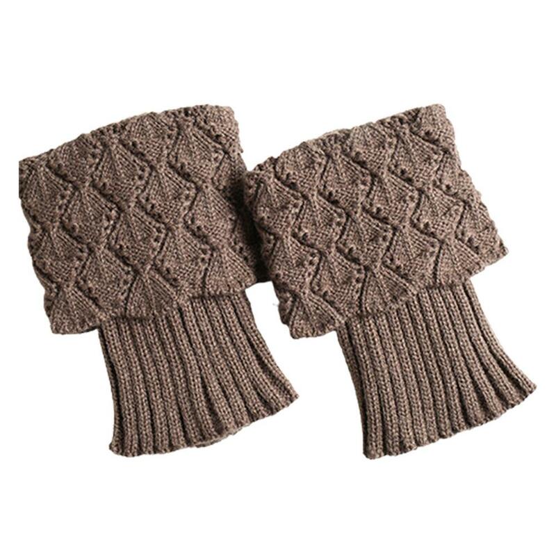 ブート-手編みの通気性レッグウォーマー,1ペア,造花,娘,妻,友人のために,暖かく保ちます