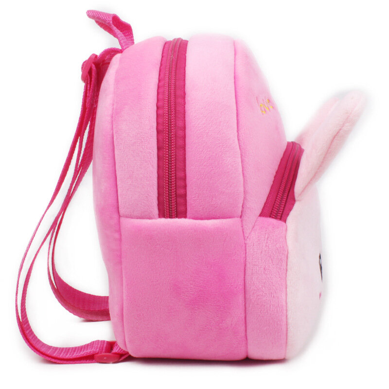 Рюкзак для мальчиков девочек, плюшевый, с 3D изображением животных, для детского сада