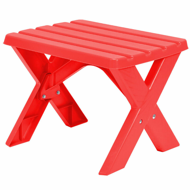 3 PCS Kids Table &Chair Set Plastic Children Studying Play Table Classroom Red
