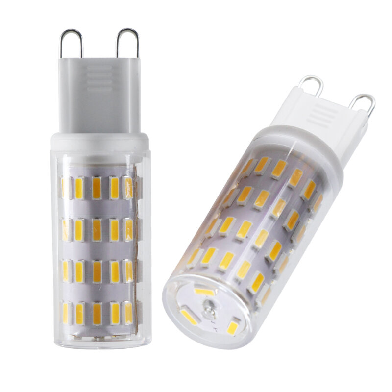 Bombilla-Ampoule de maïs LED G9, AC DC, 12V, 24 V, Super 3W Dimmer Light, Bougie, Projecteur, Lustre, Remplacer l'halogène, Lampe domestique, 12, 24 Volts