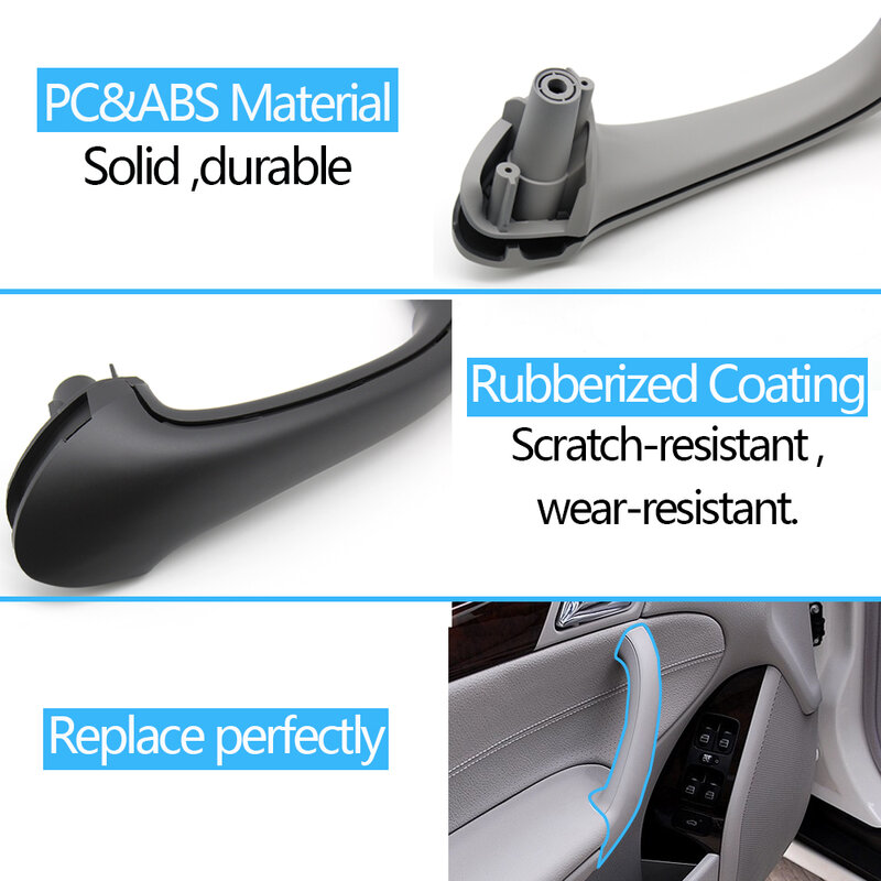 3 Colors Upgraded Car Interior Accessories Door Pull Handle Replacement For Mercedes Benz W203 C Class 2000-2007 2038101551