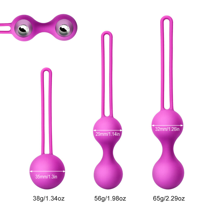 Тренажер Кегеля для женщин, безопасный силиконовый вибратор с умными шариками, шарики бен-ва, для укрепления вагины, вагинальные шарики «Geisha balls», женская секс-игрушка