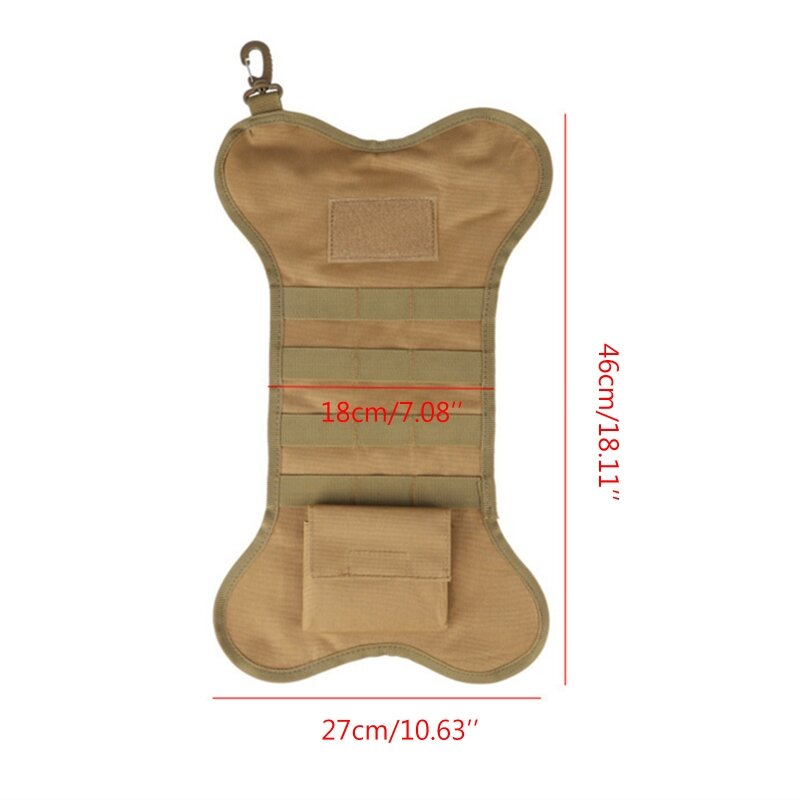 Новинка 2021, рождественские чулки, военная подвесная многофункциональная сумка для хранения в форме кости собаки