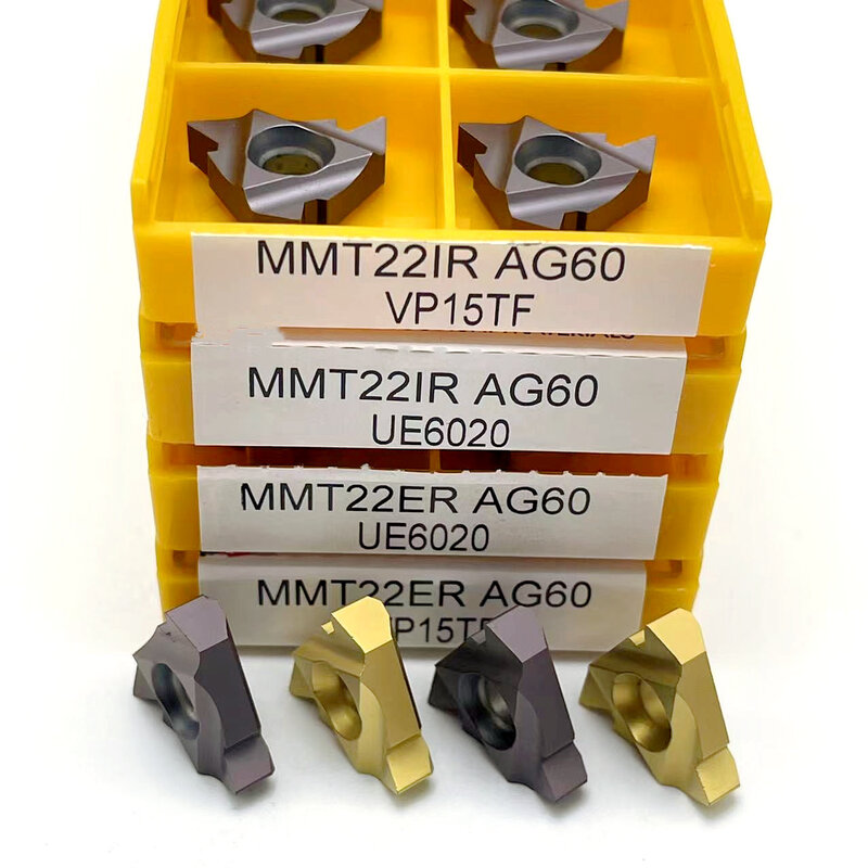 MMT22ER AG60 VP15TF ER6020 MMT22IR AG60 US735 herramienta de torneado de hilo de alta calidad herramienta de torneado de Metal MMT22IR AG60 VP15TF