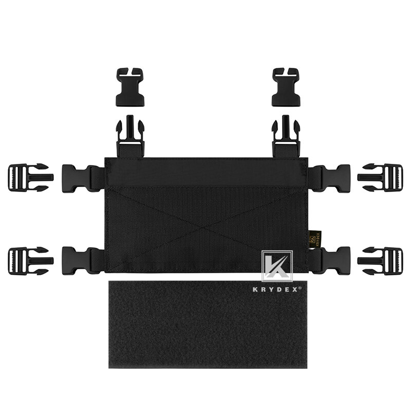 KRYDEX MK3 MK4 petto Rig pannello frontale JPC LV119 piastra portante Placard stile spirito tattico Micro lotta telaio nero