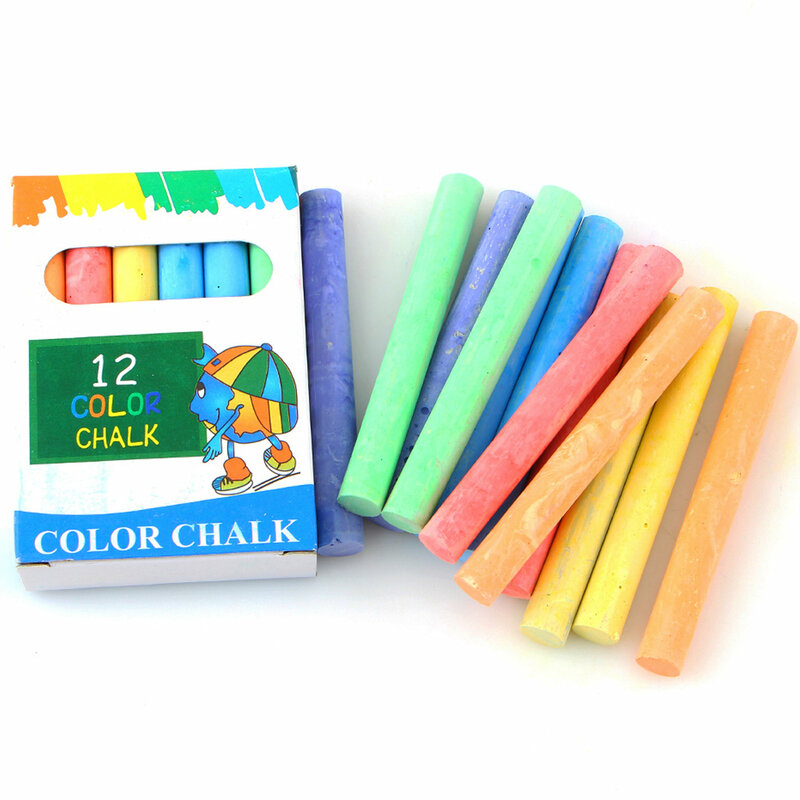 12pçs marcadores de giz colorido sem pá lavável não-tóxico para escola escritório quadro-negro vidro quadro-branco