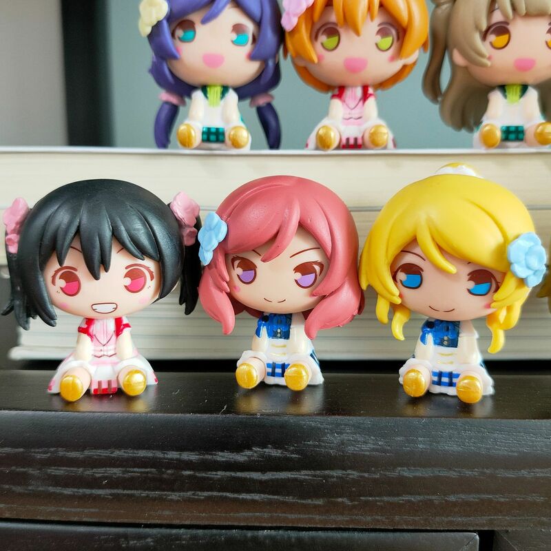Figura de acción de Anime love live, juguetes de PVC, Sonoda, Umi, Eli, Ayase, Maki, Nishikino, modelo Q, Honoka, Kousaka, Nozomi, Tojo Nico, Yazawa, 10cm