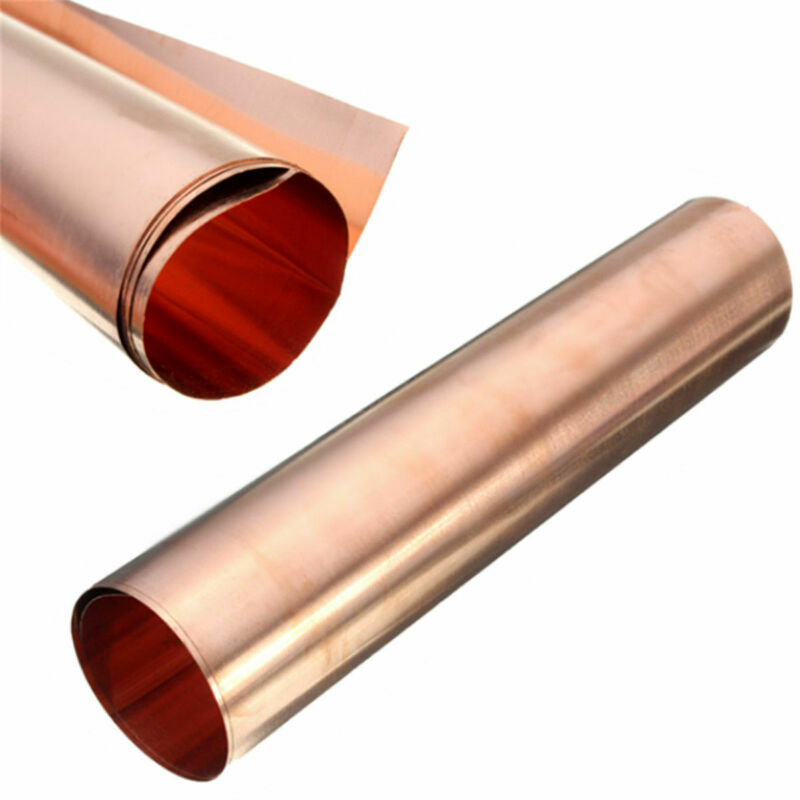 Lámina protectora de cobre, rollo conductor de doble cara para evitar voltaje y corriente, 20-100mm X 100-1000mm