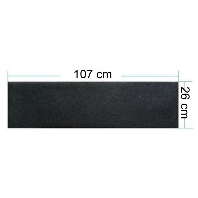 110 ซม.* 25 ซม.กระดาษทรายสเก็ตบอร์ด Professional สีดำสเก็ตบอร์ดดาดฟ้ากระดาษทราย Grip Tape