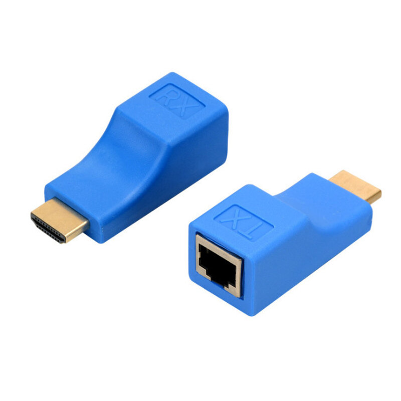 1 пара 30 м 4K HDMI удлинитель приемник TX/RX HDMI V1.4 HD 1080P более Cat5e CAT6 Ethernet кабель RJ45 4 ТВ Проектор DVD