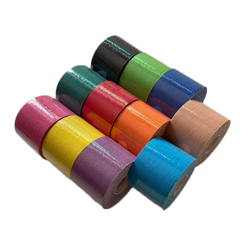 5 Rolls Kinesiology Tape Athletic Recovery Self-adhesive Elastic Bandage Sport Taping For Ankle Shoulder Knee Back breast lift