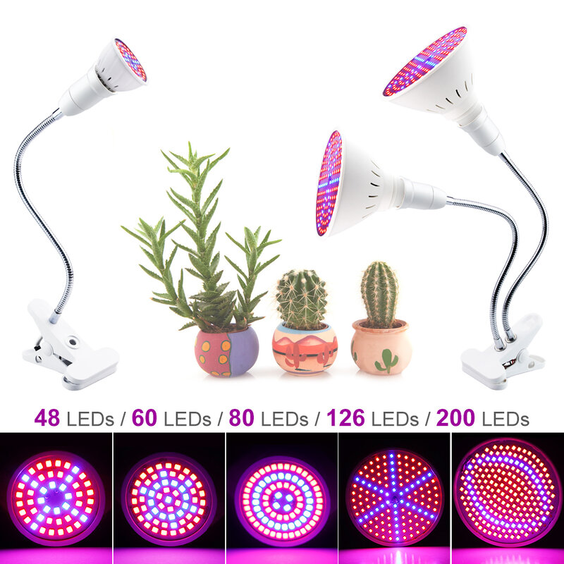 WENNI Full Spectrum LED E27 Grow Light Bulb Plant LED Light Hydroponics Lighting Phyto Lamp Greenhouse Growth LED Bulbs Seedling