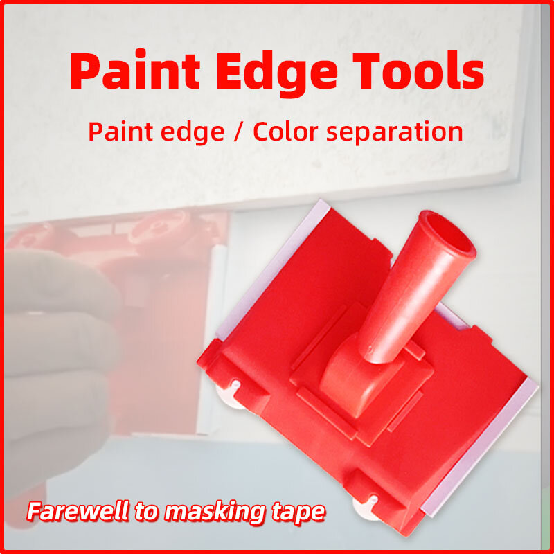 Pro Corner Multifuncional Roller Brush, Paint Edger Tools, parede e teto pintura ferramenta, separação de cores