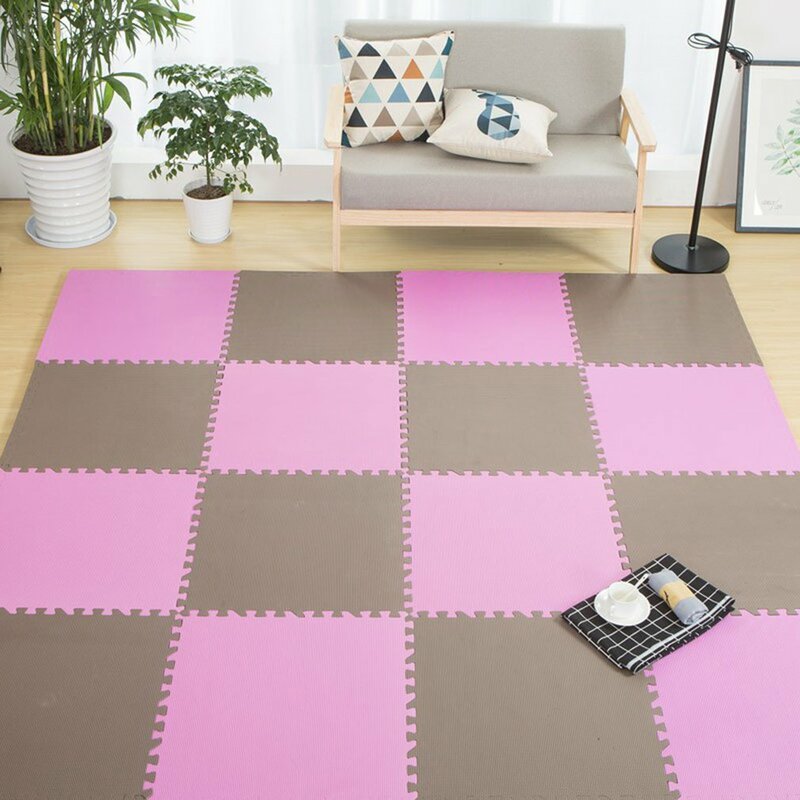 30x30cm de espuma do agregado familiar tapete chão plástico quarto tatami estudante dormitório mosaico quebra-cabeça sala estar quarto hall