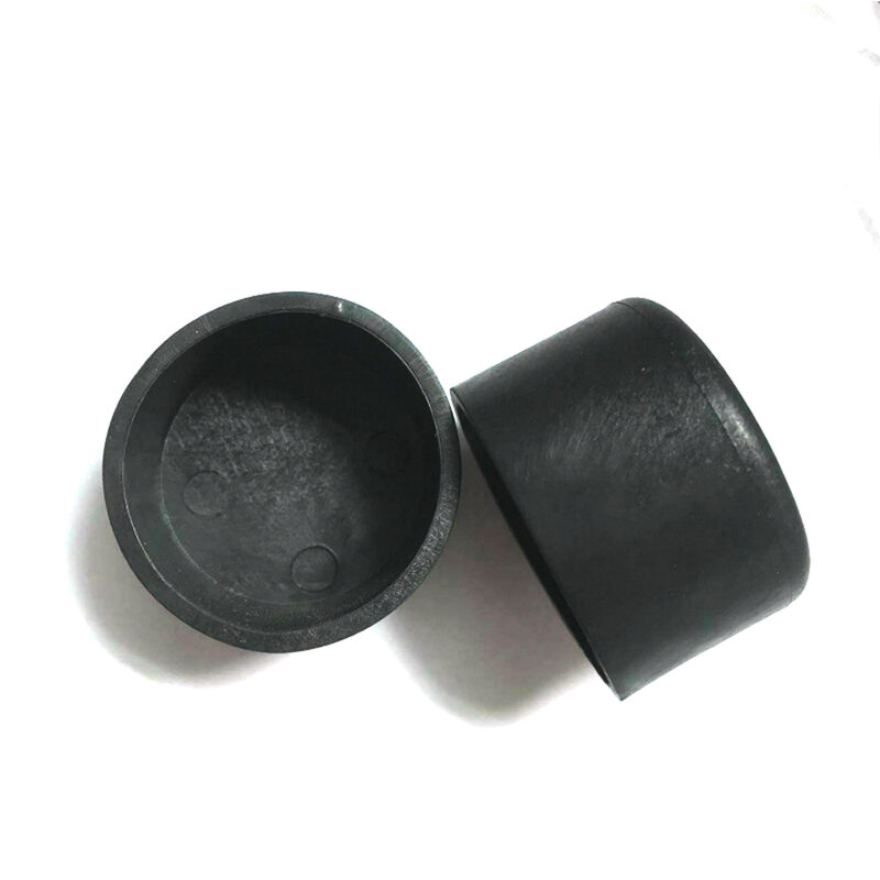 Pieds de tube en caoutchouc noir, 2/10 pièces, 10, 12, 15, 16 à 45mm, couvercle d'extrémité