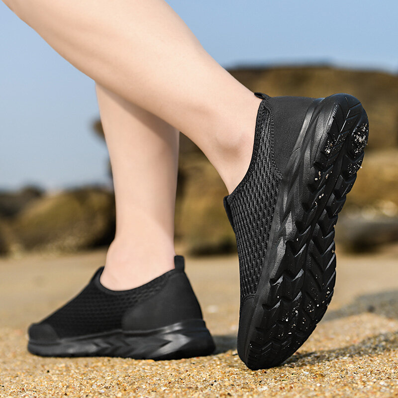 Мужские кроссовки для бега, дышащие спортивные туфли, Нескользящие, для воды, фитнеса, летняя обувь, большой размер 48