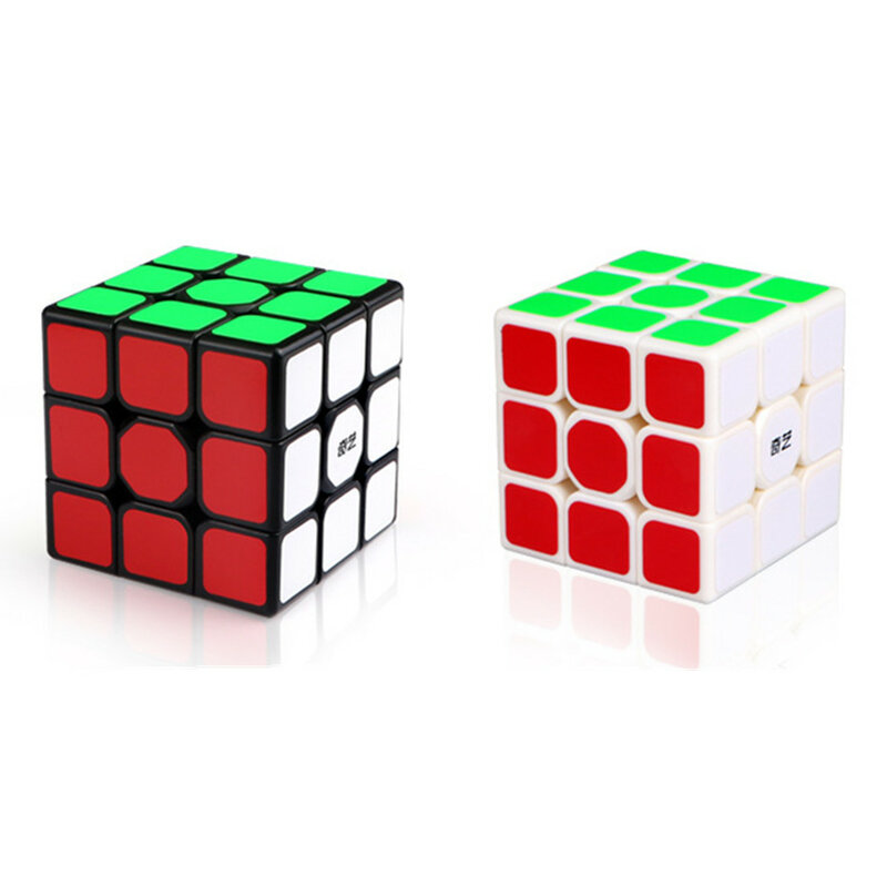 QiYi-Sail W Cubo Mágico Profissional, Cubos de Velocidade, Puzzle Neo, Brinquedos de Educação para Adultos, Presente Infantil, Adesivo 3x3x3