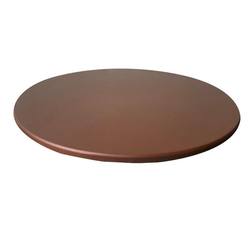 Paño de mesa de poliéster impermeable, mantel redondo de 90cm de diámetro