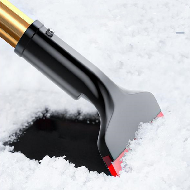 Rascador de hielo para limpieza de coche, cepillo de nieve con mango de espuma ergonómico, 1 piezas, 42x11CM