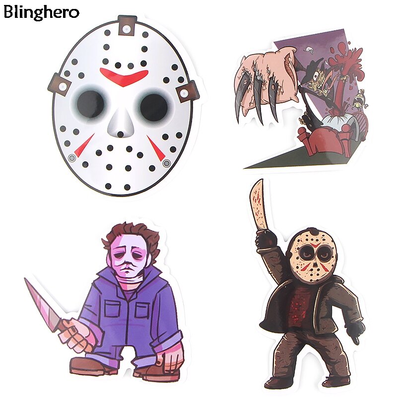 Blinghero Four Killers Stickers 33Pcs/set Horror Movie Stickers Phone Stickers Album Decals Stickers Collection Gifts BH0385
