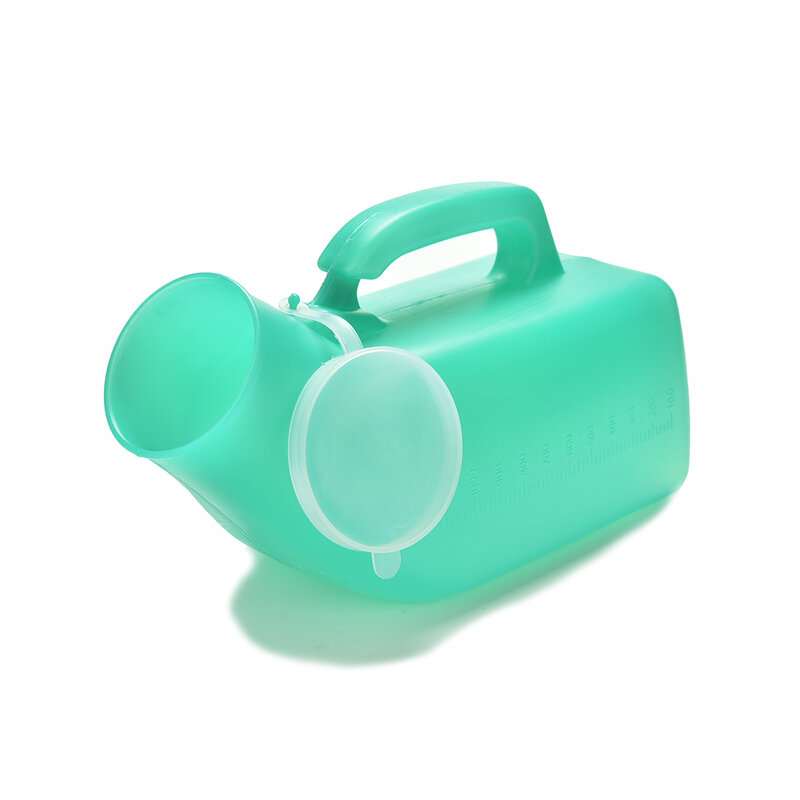 Botella urinaria portátil para viaje en coche, botella Unisex lavable con asa para orinar, ayuda para personas mayores, 1200ML