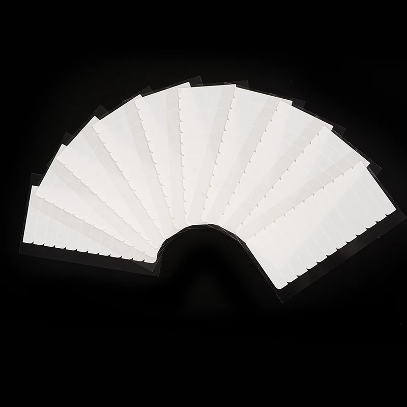 Nastro adesivo impermeabile adesivo bianco lucido completo per estensioni dei capelli con nastro Remy No Shine 0.8*4cm