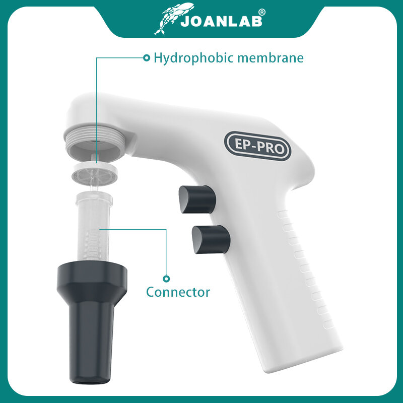 Электрический контроллер JOANLAB для пипетки, большой объем, автоматическая пипетка, лабораторное оборудование, электронный насос для пипетки от 110 В до 220 В