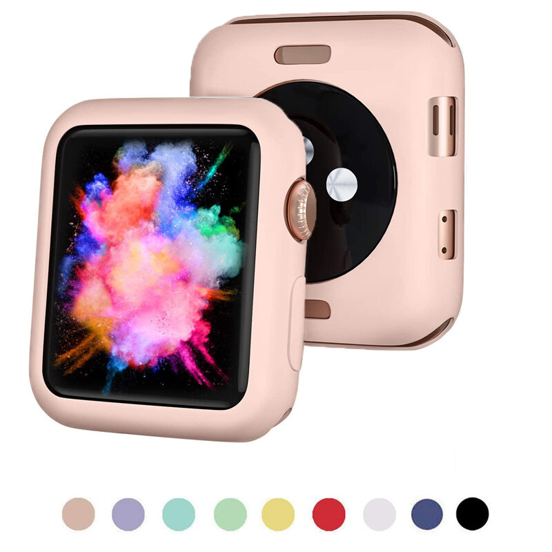 Candy Soft Silicone Case for Apple Watch 6 SE 5 4 3 2 1 42MM 38MM Cover Protection Shell for iWatch 4 5 6 3 2 40MM 44MM Bumper