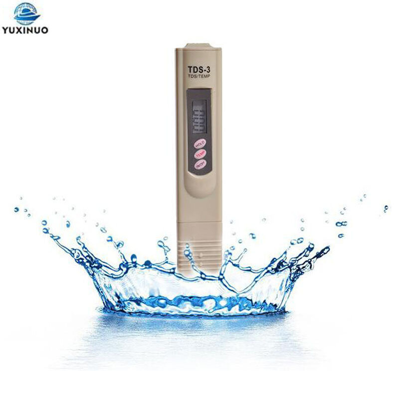Penguji kualitas air TDS-3, TDS Meter Digital, penguji kualitas air 2 in 1 TDS3, penguji suhu, termometer indikator kemurnian air untuk kolam urin