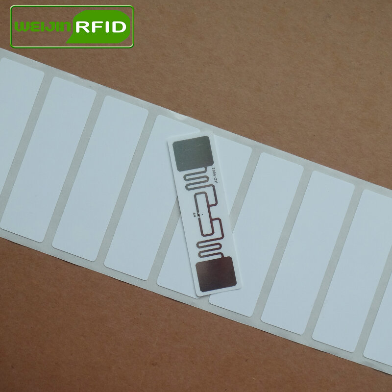 UHF RFID แท็ก Alien 9662 พิมพ์ทองแดงป้ายกระดาษ 915mhz 900mhz 868mhz 860-960MHZ Higgs3 EPC 6C กาว passive RFID