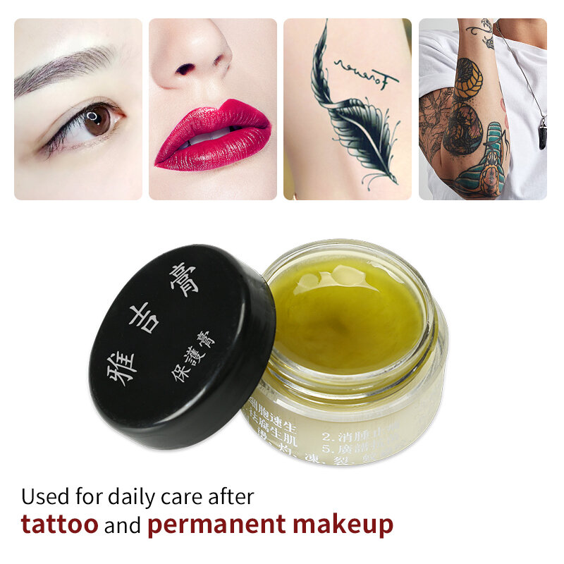 Ungüento de maquillaje permanente para tatuajes, loción curativa para el cuidado de la piel, loción para recuperación de tatuajes