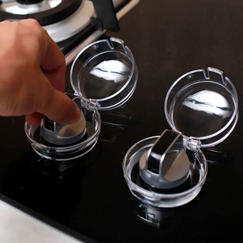 6 Pcs Gas Stove Knob Covers Baby Safety Oven Lock Lid Infant Child Protector Home Kitchen Switch Protection