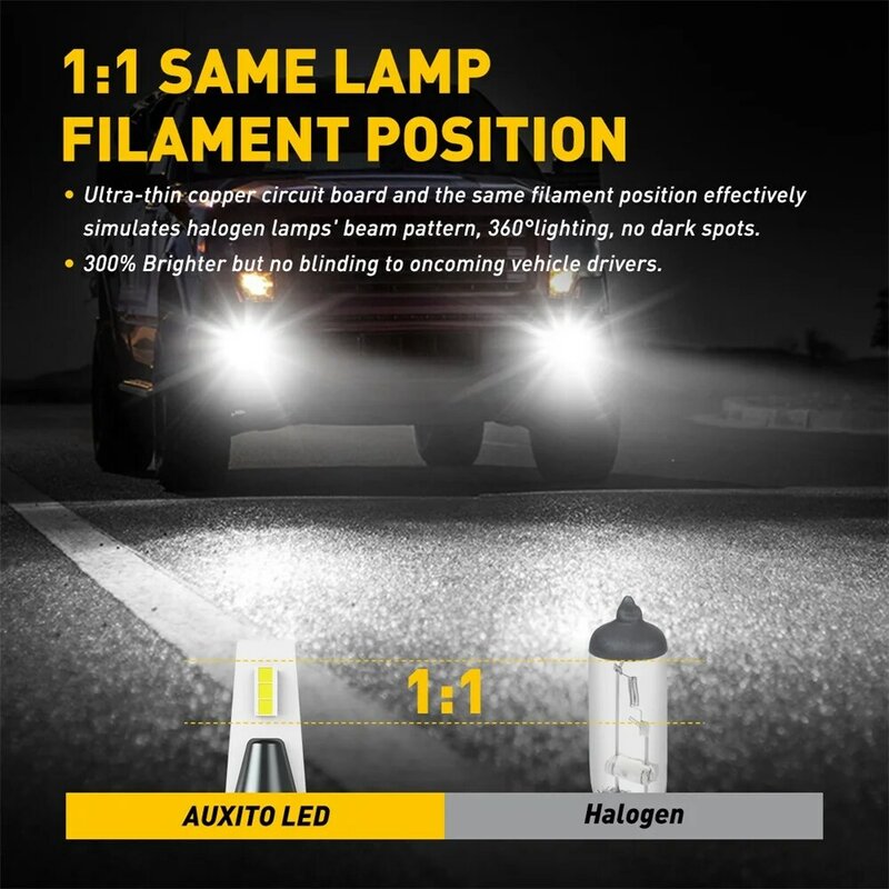 Luces LED antiniebla delanteras para coche, lámpara Canbus superbrillante, 12V, 24V, CSP, 2000LM, 30W, PSX24W H16 5202, 2 uds.