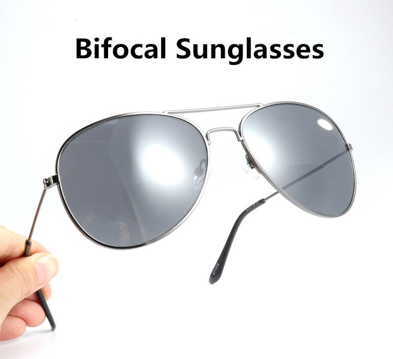 Lunettes de soleil rétro Pilot bifocales pour hommes et femmes, lunettes de lecture, presbytie, pour la pêche en plein air