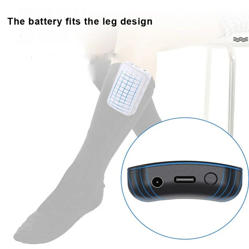 2021 neue Winter Fernbedienung Wiederaufladbare Elektrische Beheizte Socken Mann Frau Mit Elastische Füße Wärmer Ski Socken