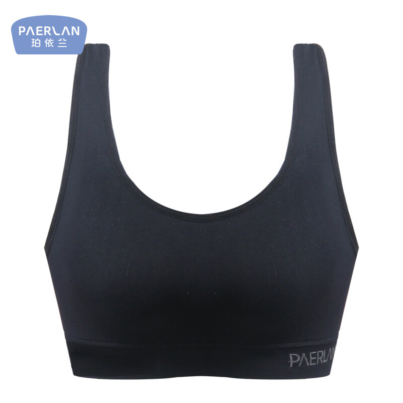 PAERLAN Non-steel ring sports vest-style  bra running shockproof can be worn outside one-piece beauty back underwear