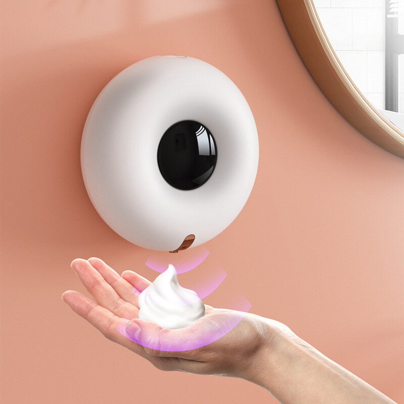 Dispositivo inteligente de jabón líquido para el hogar, dispositivo de lavado de espuma para teléfono móvil con sensor automático, montado en la pared