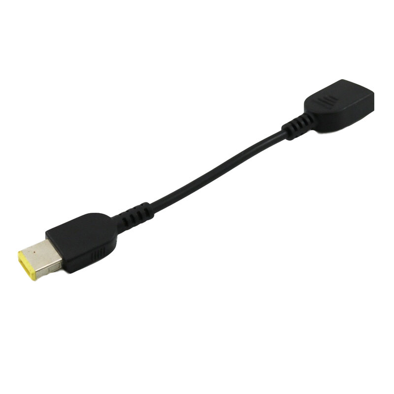 10x Square DC Power Male to Female Extension Charge Cable for Lenovo ThinkPad Carbon Laptop 15cm