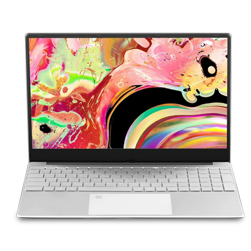 Magazzino europeo inviato Intel Celeron J4125 15.6 pollici Windows 10 Pro 1920*1080 Laptop 12GB RAM 128GB/256GB/512GB/1TB HDMI