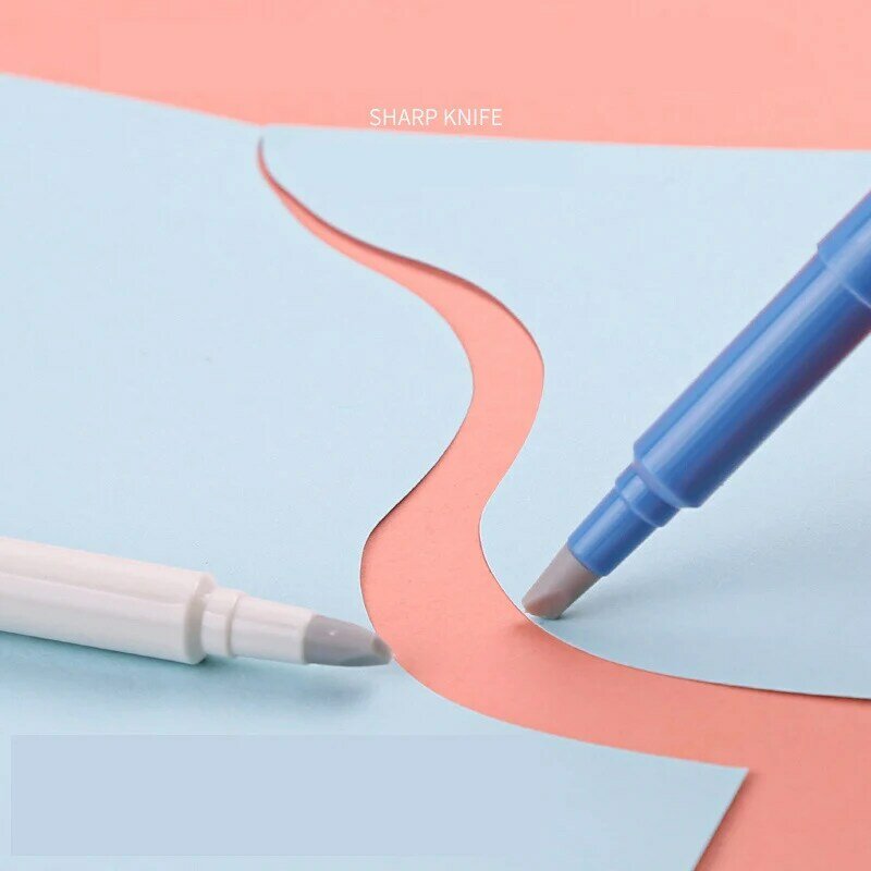 Creatieve Papier Pen Mes Slijtvaste Krant Hand Boek Cutter Tape Keramische Blade Utility Mes Snijden Messen