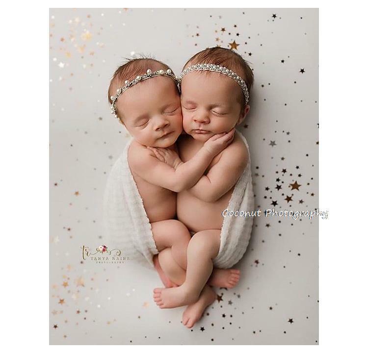 Coco recém-nascidos fotografia adereços baixo-chave ornamentado pérola acessórios para o cabelo do bebê frisado lua cheia 100 dias de natal velho